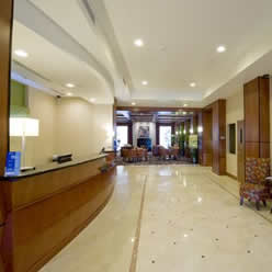 Full Service hotel reception area
